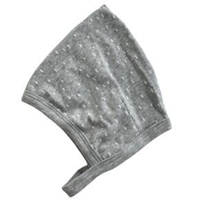 Cloud Island Gray Spotted Dash Elf Hat Basic Bonnet Size 0-6 Months Cotton